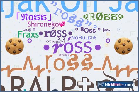 Nicknames for Ross ️ ঔৣ۝ÐâřҟŦﺂℜê۝ঔৣ , 𝕶𝖎𝖓𝖌☠𝕺𝖋☠𝕽𝖔𝖘, 『sʜʀᴋ .